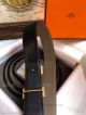 AAA Grade Hermes Reversible Grey And Black Leather Belt - Brushed Gold H Buckle (6)_th.jpg